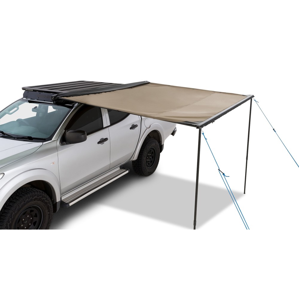 Auvent latéral Sunseeker 2.5x2m Rhino Rack, fixation rapide, bivouac